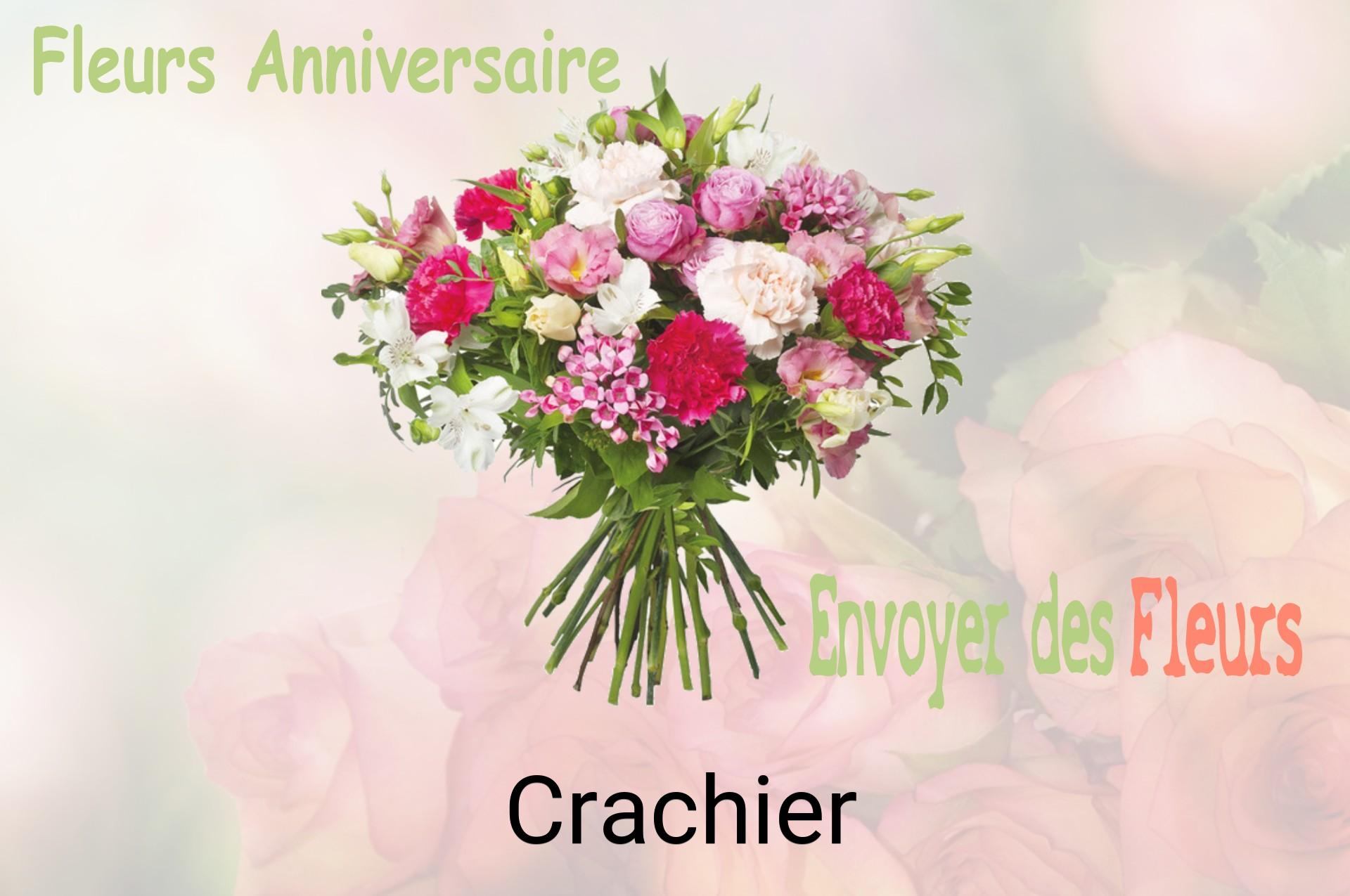 Bouquet de fleurs d’anniversaire livré à Crachier