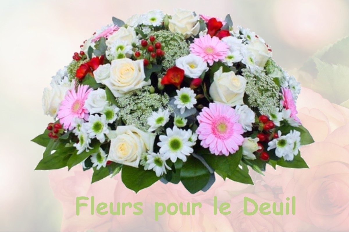 fleurs deuil CRACHIER